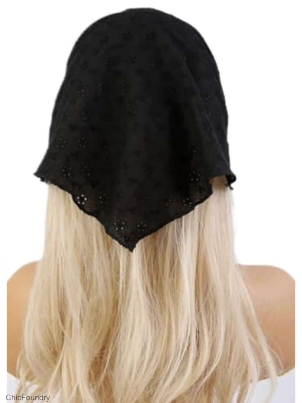 Lace Head Scarf Headband Adjustable Tie-Back Bandana Boho Summer Hair Accessory